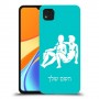תאומים כיסוי מגן קשיח בעיצוב אישי עם השם שלך ל Xiaomi Redmi 9C יחידה אחת סקרין מובייל
