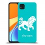 אריה כיסוי מגן קשיח בעיצוב אישי עם השם שלך ל Xiaomi Redmi 9C יחידה אחת סקרין מובייל