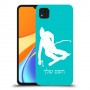 סקִי כיסוי מגן קשיח בעיצוב אישי עם השם שלך ל Xiaomi Redmi 9C יחידה אחת סקרין מובייל