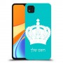 כתר מלכותי כיסוי מגן קשיח בעיצוב אישי עם השם שלך ל Xiaomi Redmi 9C יחידה אחת סקרין מובייל
