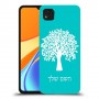 עץ כיסוי מגן קשיח בעיצוב אישי עם השם שלך ל Xiaomi Redmi 9C יחידה אחת סקרין מובייל