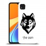 זאב כיסוי מגן קשיח בעיצוב אישי עם השם שלך ל Xiaomi Redmi 9C יחידה אחת סקרין מובייל