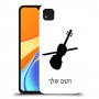 כינור כיסוי מגן קשיח בעיצוב אישי עם השם שלך ל Xiaomi Redmi 9C יחידה אחת סקרין מובייל