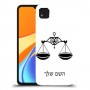 מאזניים כיסוי מגן קשיח בעיצוב אישי עם השם שלך ל Xiaomi Redmi 9C יחידה אחת סקרין מובייל