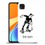 ילד סקייטבורד כיסוי מגן קשיח בעיצוב אישי עם השם שלך ל Xiaomi Redmi 9C יחידה אחת סקרין מובייל