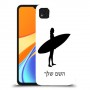 גלישה כיסוי מגן קשיח בעיצוב אישי עם השם שלך ל Xiaomi Redmi 9C יחידה אחת סקרין מובייל