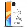שחקן כדורעף כיסוי מגן קשיח בעיצוב אישי עם השם שלך ל Xiaomi Redmi 9C יחידה אחת סקרין מובייל