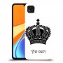 כתר מלכותי כיסוי מגן קשיח בעיצוב אישי עם השם שלך ל Xiaomi Redmi 9C יחידה אחת סקרין מובייל
