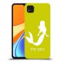 בת הים כיסוי מגן קשיח בעיצוב אישי עם השם שלך ל Xiaomi Redmi 9C יחידה אחת סקרין מובייל