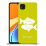 דגים כיסוי מגן קשיח בעיצוב אישי עם השם שלך ל Xiaomi Redmi 9C יחידה אחת סקרין מובייל