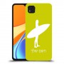 גלישה כיסוי מגן קשיח בעיצוב אישי עם השם שלך ל Xiaomi Redmi 9C יחידה אחת סקרין מובייל