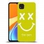 סמיילי כיסוי מגן קשיח בעיצוב אישי עם השם שלך ל Xiaomi Redmi 9C יחידה אחת סקרין מובייל