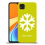 שלג כיסוי מגן קשיח בעיצוב אישי עם השם שלך ל Xiaomi Redmi 9C יחידה אחת סקרין מובייל