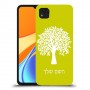 עץ כיסוי מגן קשיח בעיצוב אישי עם השם שלך ל Xiaomi Redmi 9C יחידה אחת סקרין מובייל