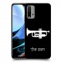 חצוצרה כיסוי מגן קשיח בעיצוב אישי עם השם שלך ל Xiaomi Redmi 9T יחידה אחת סקרין מובייל