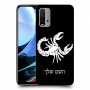 עקרב כיסוי מגן קשיח בעיצוב אישי עם השם שלך ל Xiaomi Redmi 9T יחידה אחת סקרין מובייל