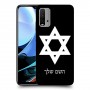 מגן דוד - ישראל כיסוי מגן קשיח בעיצוב אישי עם השם שלך ל Xiaomi Redmi 9T יחידה אחת סקרין מובייל