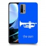 חצוצרה כיסוי מגן קשיח בעיצוב אישי עם השם שלך ל Xiaomi Redmi 9T יחידה אחת סקרין מובייל