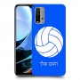 כדורעף - כדור כיסוי מגן קשיח בעיצוב אישי עם השם שלך ל Xiaomi Redmi 9T יחידה אחת סקרין מובייל