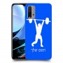 הרמת משקולות כיסוי מגן קשיח בעיצוב אישי עם השם שלך ל Xiaomi Redmi 9T יחידה אחת סקרין מובייל