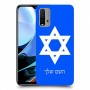מגן דוד - ישראל כיסוי מגן קשיח בעיצוב אישי עם השם שלך ל Xiaomi Redmi 9T יחידה אחת סקרין מובייל