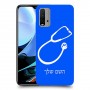 רופא סטטוסקופ כיסוי מגן קשיח בעיצוב אישי עם השם שלך ל Xiaomi Redmi 9T יחידה אחת סקרין מובייל
