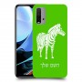 זברה כיסוי מגן קשיח בעיצוב אישי עם השם שלך ל Xiaomi Redmi 9T יחידה אחת סקרין מובייל