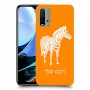 זברה כיסוי מגן קשיח בעיצוב אישי עם השם שלך ל Xiaomi Redmi 9T יחידה אחת סקרין מובייל