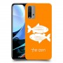 דגים כיסוי מגן קשיח בעיצוב אישי עם השם שלך ל Xiaomi Redmi 9T יחידה אחת סקרין מובייל