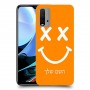 סמיילי כיסוי מגן קשיח בעיצוב אישי עם השם שלך ל Xiaomi Redmi 9T יחידה אחת סקרין מובייל