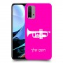 חצוצרה כיסוי מגן קשיח בעיצוב אישי עם השם שלך ל Xiaomi Redmi 9T יחידה אחת סקרין מובייל