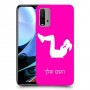 אימון ספורט - אישה כיסוי מגן קשיח בעיצוב אישי עם השם שלך ל Xiaomi Redmi 9T יחידה אחת סקרין מובייל