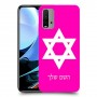מגן דוד - ישראל כיסוי מגן קשיח בעיצוב אישי עם השם שלך ל Xiaomi Redmi 9T יחידה אחת סקרין מובייל