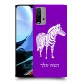 זברה כיסוי מגן קשיח בעיצוב אישי עם השם שלך ל Xiaomi Redmi 9T יחידה אחת סקרין מובייל
