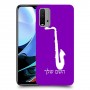 סקספון כיסוי מגן קשיח בעיצוב אישי עם השם שלך ל Xiaomi Redmi 9T יחידה אחת סקרין מובייל