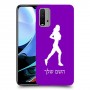 ג'וגלין - אישה כיסוי מגן קשיח בעיצוב אישי עם השם שלך ל Xiaomi Redmi 9T יחידה אחת סקרין מובייל