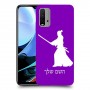 סמוראי כיסוי מגן קשיח בעיצוב אישי עם השם שלך ל Xiaomi Redmi 9T יחידה אחת סקרין מובייל