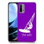 גלישת מפרש כיסוי מגן קשיח בעיצוב אישי עם השם שלך ל Xiaomi Redmi 9T יחידה אחת סקרין מובייל