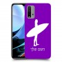 גלישה כיסוי מגן קשיח בעיצוב אישי עם השם שלך ל Xiaomi Redmi 9T יחידה אחת סקרין מובייל