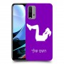 אימון ספורט - אישה כיסוי מגן קשיח בעיצוב אישי עם השם שלך ל Xiaomi Redmi 9T יחידה אחת סקרין מובייל