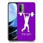 הרמת משקולות כיסוי מגן קשיח בעיצוב אישי עם השם שלך ל Xiaomi Redmi 9T יחידה אחת סקרין מובייל