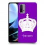 כתר מלכותי כיסוי מגן קשיח בעיצוב אישי עם השם שלך ל Xiaomi Redmi 9T יחידה אחת סקרין מובייל