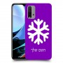 שלג כיסוי מגן קשיח בעיצוב אישי עם השם שלך ל Xiaomi Redmi 9T יחידה אחת סקרין מובייל