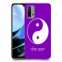 סמל יינג יאנג - סין כיסוי מגן קשיח בעיצוב אישי עם השם שלך ל Xiaomi Redmi 9T יחידה אחת סקרין מובייל