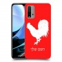תרנגול כיסוי מגן קשיח בעיצוב אישי עם השם שלך ל Xiaomi Redmi 9T יחידה אחת סקרין מובייל