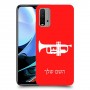 חצוצרה כיסוי מגן קשיח בעיצוב אישי עם השם שלך ל Xiaomi Redmi 9T יחידה אחת סקרין מובייל