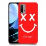 סמיילי כיסוי מגן קשיח בעיצוב אישי עם השם שלך ל Xiaomi Redmi 9T יחידה אחת סקרין מובייל