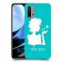 אישה אהבה כיסוי מגן קשיח בעיצוב אישי עם השם שלך ל Xiaomi Redmi 9T יחידה אחת סקרין מובייל