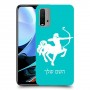 קשת כיסוי מגן קשיח בעיצוב אישי עם השם שלך ל Xiaomi Redmi 9T יחידה אחת סקרין מובייל
