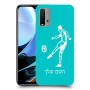 שחקן כדורגל כיסוי מגן קשיח בעיצוב אישי עם השם שלך ל Xiaomi Redmi 9T יחידה אחת סקרין מובייל